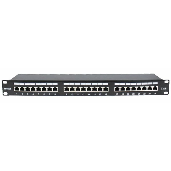 פנל 24 מחברים RJ-45 CAT 6 | PC SQUAD
