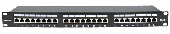 פנל 24 מחברים RJ-45 CAT 6 | PC SQUAD
