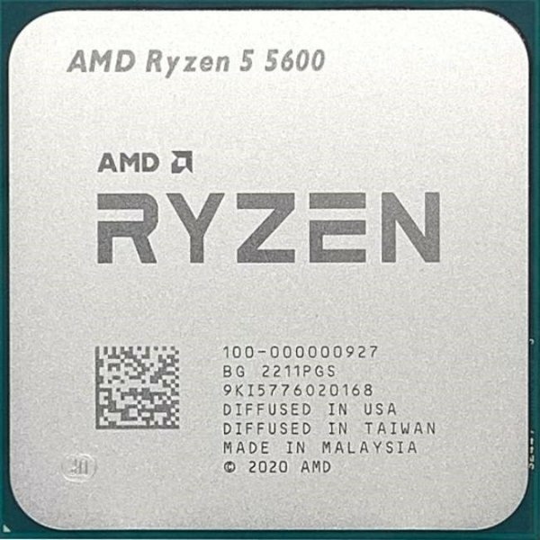 מעבד AMD Ryzen 5 5600 3.5Ghz 4.4Ghz AM4 Tray no Fan No GPU | PC SQUAD