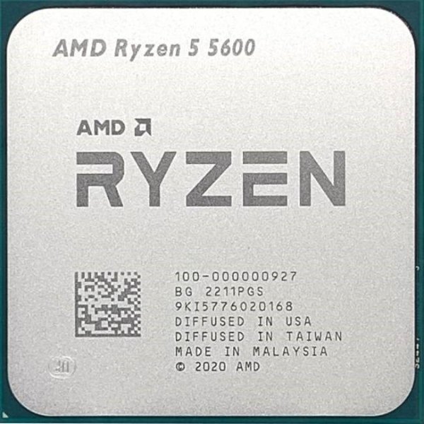 מעבד AMD Ryzen 5 5600 3.5Ghz 4.4Ghz AM4 Tray no Fan No GPU | PC SQUAD