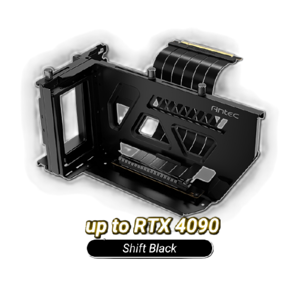 תופסן אנכי Antec Shift Vertical GPU Bracket incl PCIE4.0 riser | PC SQUAD