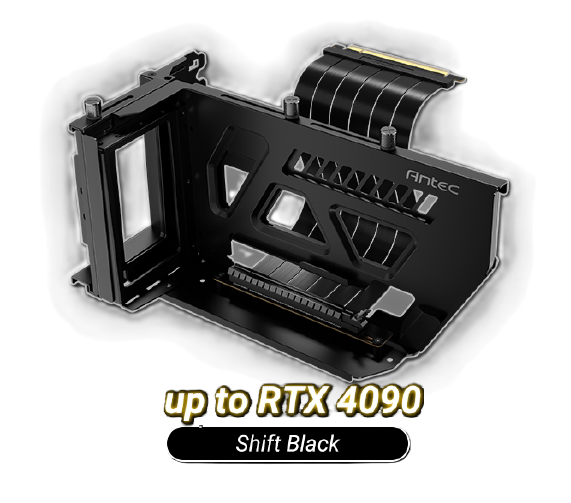 תופסן אנכי Antec Shift Vertical GPU Bracket incl PCIE4.0 riser | PC SQUAD