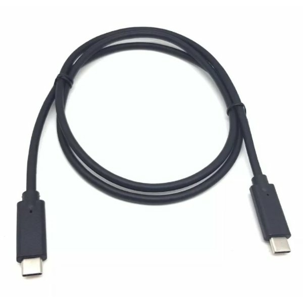 כבל טעינה ונתונים Type-C To Type-C USB 3.1 10G 1M Black | PC SQUAD