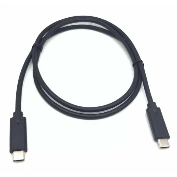 כבל טעינה ונתונים Type-C To Type-C USB 3.1 10G 1M Black | PC SQUAD