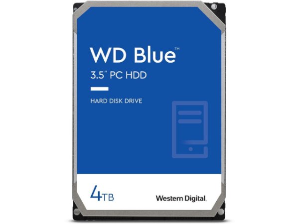 דיסק קשיח פנימי 3.5 Western Digital Blue 4TB SATA6 Gb/s 256MB | PC SQUAD
