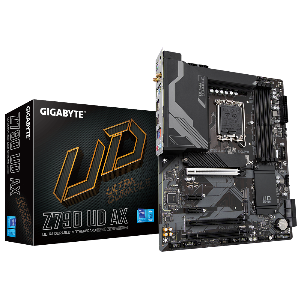 לוח אם Gigabyte Z790 UD AX 1.1 WIFI 6E PCIE5.0 lan 2.5GbE ATX | PC SQUAD