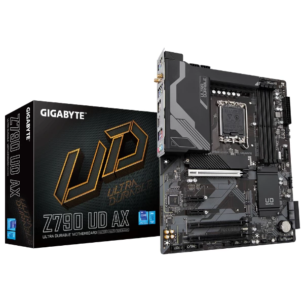 לוח אם Gigabyte Z790 UD AX 1.1 WIFI 6E PCIE5.0 lan 2.5GbE ATX | PC SQUAD