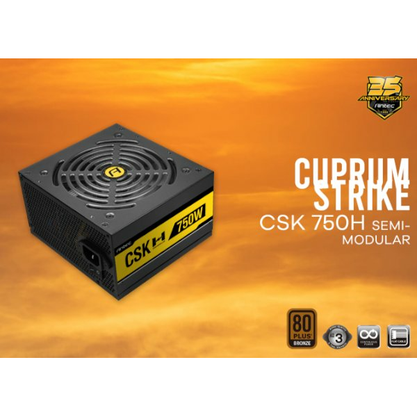 ספק כוח ANTEC CSK 750H Semi Modular 750W 80 PLUS Bronze 120MM Fan | PC SQUAD