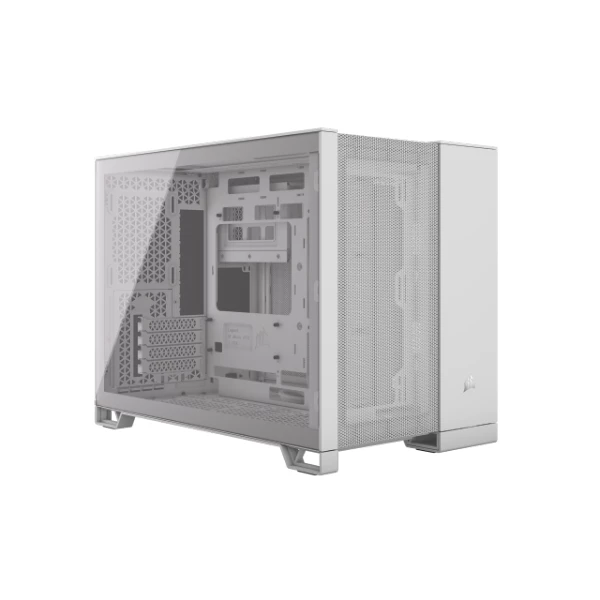 מארז Corsair 2500D AIRFLOW Mini-Tower mATX White NO FANS | PC SQUAD