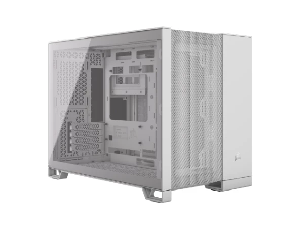 מארז Corsair 2500D AIRFLOW Mini-Tower mATX White NO FANS | PC SQUAD