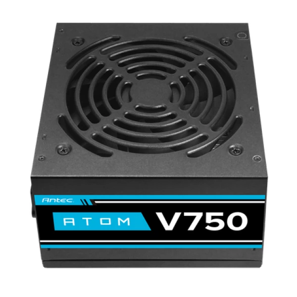 ספק כוח ANTEC ATOM V750 Active PFC 120MM silent fan non-mudular | PC SQUAD