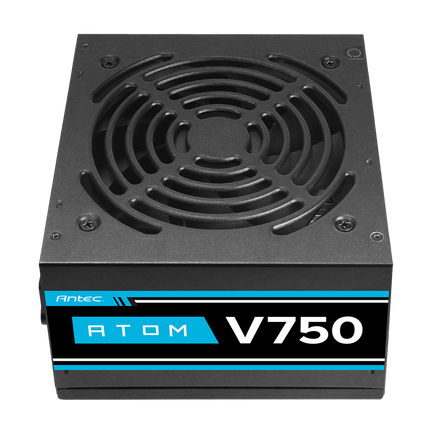 ספק כוח ANTEC ATOM V750 Active PFC 120MM silent fan non-mudular | PC SQUAD