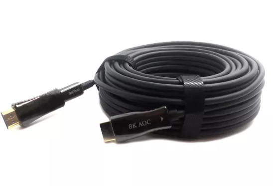 כבל סיב אופטי חד כיווני להשחלות HDMI 20M v2.1 8K FiberOptic | PC SQUAD