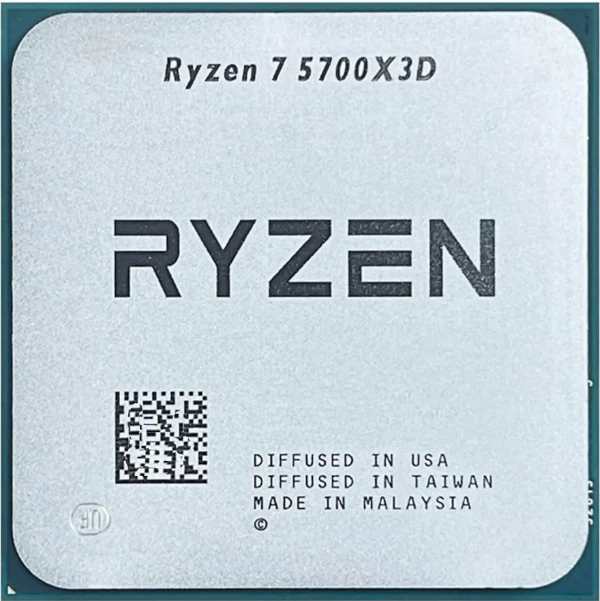 מעבד AMD Ryzen 7 5700X3D Tray no Fan no GPU Unlocked 8 Cores | PC SQUAD