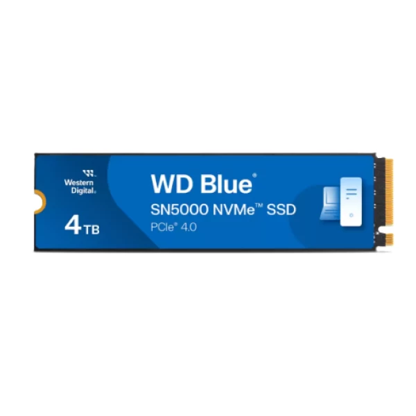 דיסק פנימי WD Blue SN5000 NVMe SSD 4TB PCIe Gen4X4 2280 | PC SQUAD