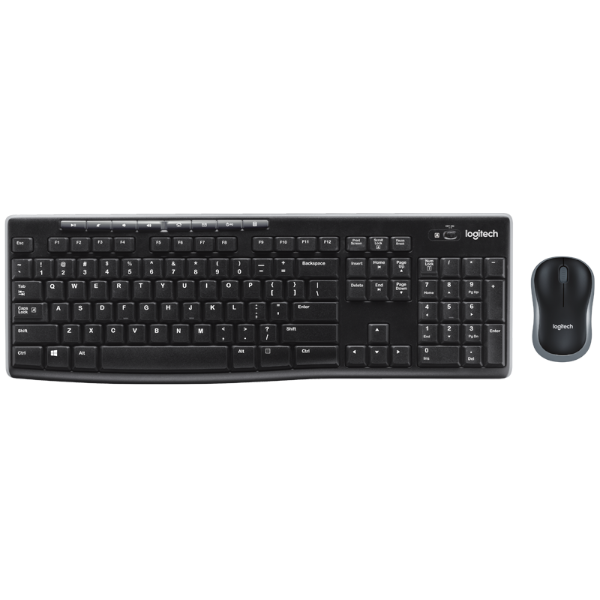 סט מקלדת ועכבר אל חוטי Logitech Wireless Desktop MK270