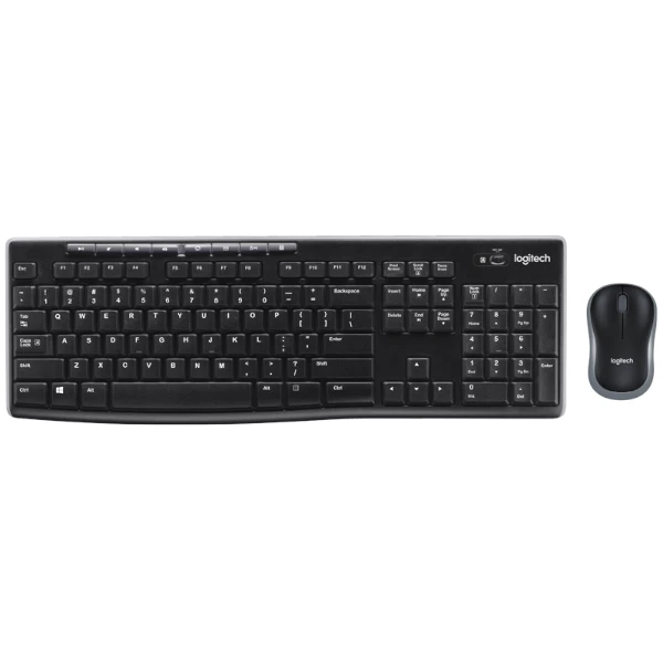 סט מקלדת ועכבר אל חוטי Logitech Wireless Desktop MK270