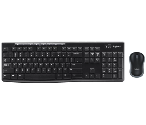 סט מקלדת ועכבר אל חוטי Logitech Wireless Desktop MK270
