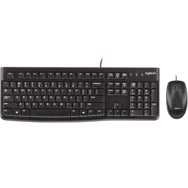 סט מקלדת ועכבר חוטי Logitech MK120