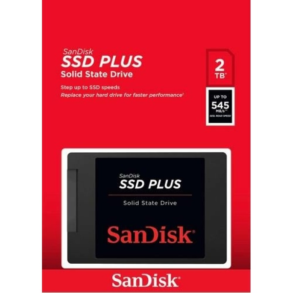 דיסק פנימי SanDisk SSD 2TB 2.5 Sata III Up to 545 Mb/s Read