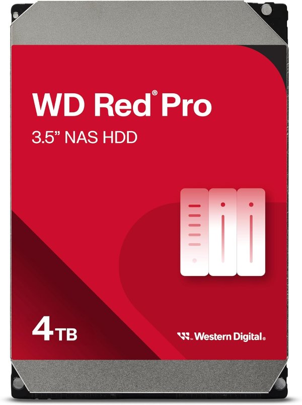 דיסק פנימי WD Red PRO NAS 4TB HDD 7200RPM 256MB Cache SATA III