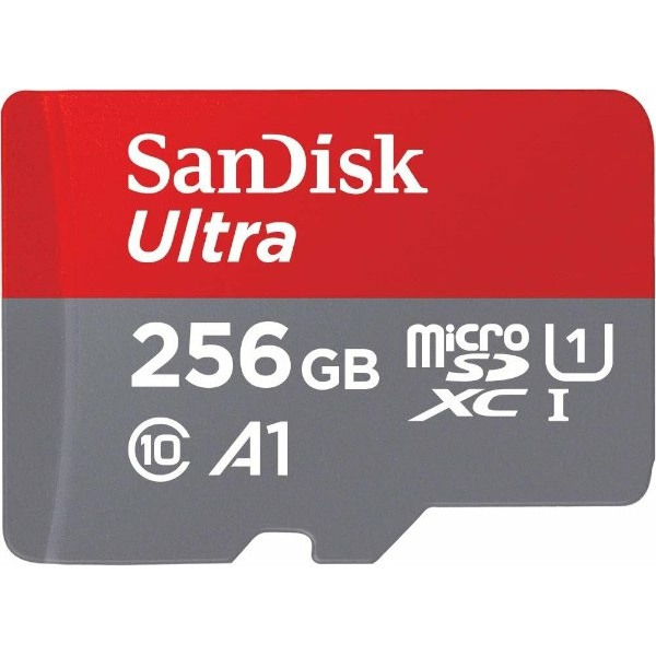 כרטיס זכרון SanDisk 256GB Ultra microSDXC UHS-I Up to 150MB/s C10