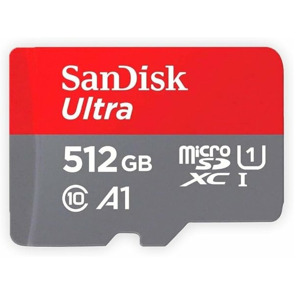 כרטיס זכרון SanDisk 512GB Ultra microSDXC UHS-I Up to 150MB/s C10