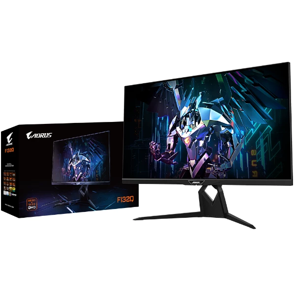 מסך גיימינג AORUS FI32Q 2k SS IPS 165HZ-170Hz OC 1MS kvm 8BIT HDR