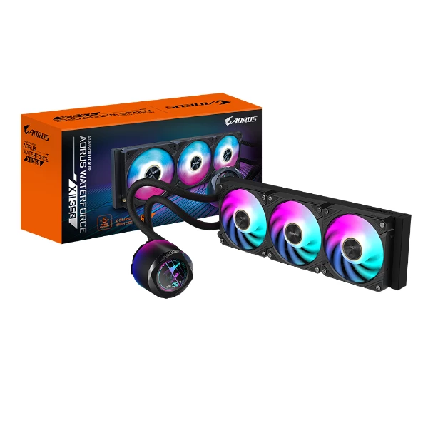 קירור נוזלי משולש Gigabyte AORUS WATERFORCE II X 360 AIO ARGB