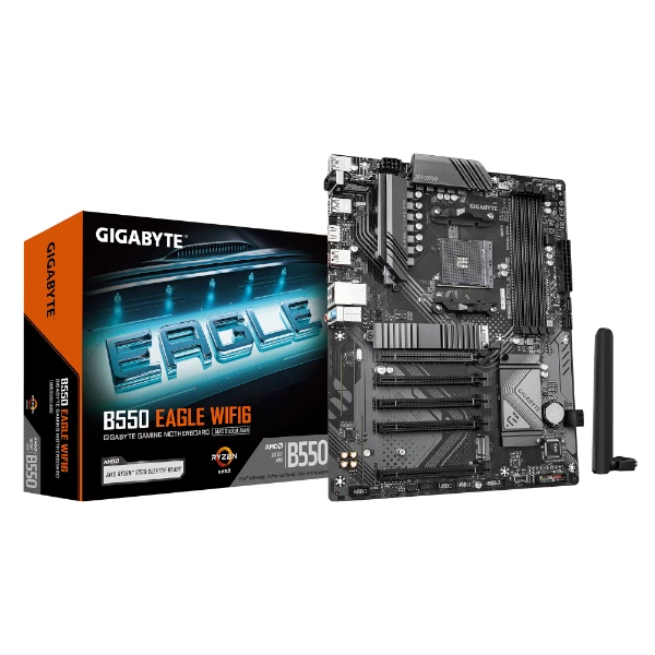 לוח Gigabyte B550 EAGLE WIFI6 ATX AM4 DDR4 BT HDMI