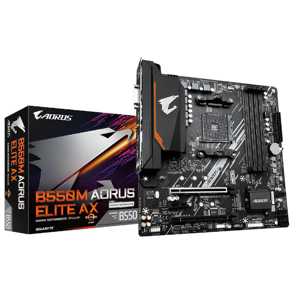 לוח אם למעבדי AMD AM4 Gigabyte B550M AORUS ELITE REV1.3