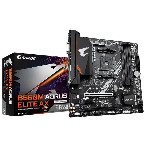 לוח אם למעבדי AMD AM4 Gigabyte B550M AORUS ELITE REV1.3
