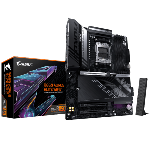 לוח אם GIGABYTE B850 AORUS ELITE WIFI7 ATX DDR5 AM5 BT 2.5GBE LAN
