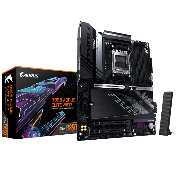 לוח אם GIGABYTE B850 AORUS ELITE WIFI7 ATX DDR5 AM5 BT 2.5GBE LAN