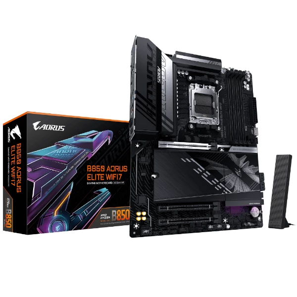 לוח אם GIGABYTE B850 AORUS ELITE WIFI7 ATX DDR5 AM5 BT 2.5GBE LAN