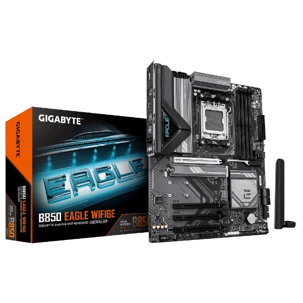 לוח אם GIGABYTE B850 EAGLE WIFI6E DDR5 AM5 BT 2.5GBE LAN