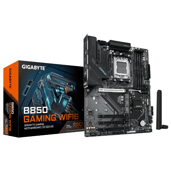 לוח אם GIGABYTE B850 GAMING WIFI 6 ATX DDR5 AM5 BT 2.5GBE LAN