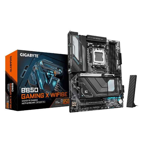 לוח אם GIGABYTE B850 GAMING X WIFI6E ATX DDR5 AM5 BT 2.5 GBE LAN