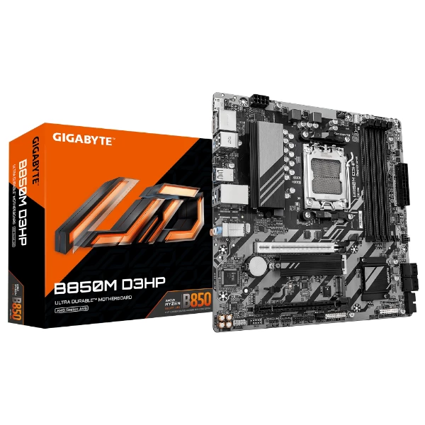לוח אם GIGABYTE B850M D3HP MICRO-ATX DDR5 AM5 1GB LAN
