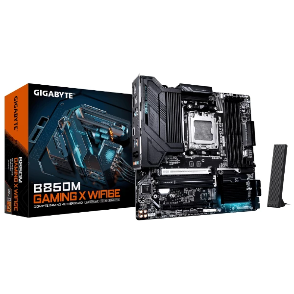 לוח אם GIGABYTE B850M GAMING X WIFI6E MICRO-ATX DDR5 AM5 BT 2.5GB