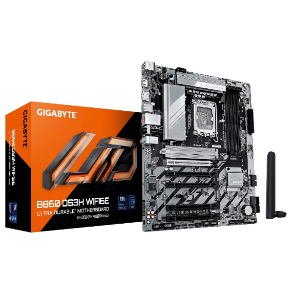 לוח למעבד דור 15 Gigabyte B860 DS3H WIFI6E ATX 2.5GB LAN