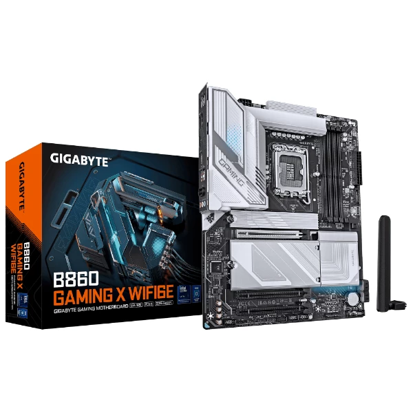 לוח למעבד דור 15 Gigabyte B860 GAMING X WIFI6E ATX 2.5GB LAN