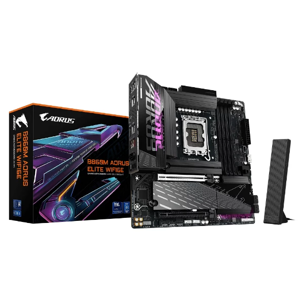 לוח למעבד דור 15 Gigabyte B860M AORUS ELITE WIFI6E ATX 2.5GB LAN