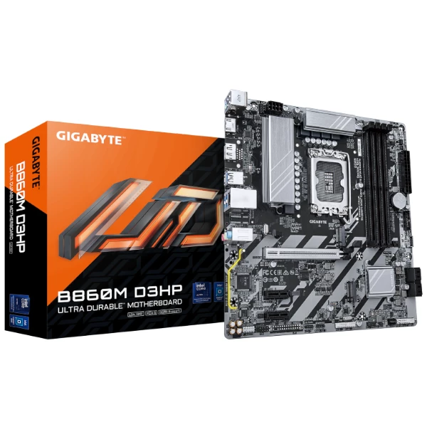 לוח לאינטל דור 15 Gigabyte B860M D3HP Micro-ATX DDR5