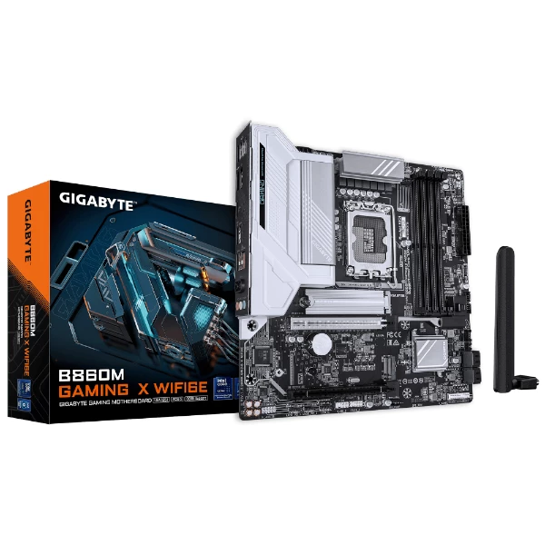 לוח למעבד דור 15 Gigabyte B860M GAMING X WIFI6E ATX 2.5GB LAN