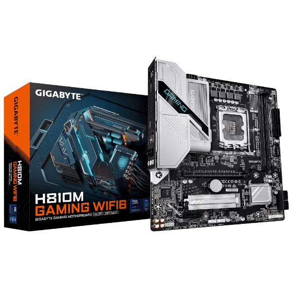 לוח Gigabyte H810M Gaming WIFI6 Micro-Atx DDR5 LGA1851 VGA HDMI