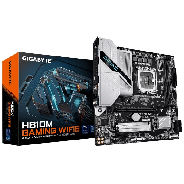 לוח Gigabyte H810M Gaming WIFI6 Micro-Atx DDR5 LGA1851 VGA HDMI