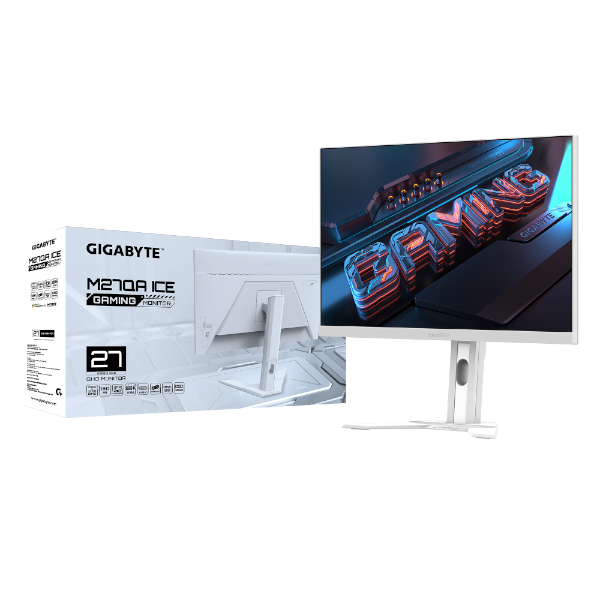 מסך גיימינג Gigabyte M27QA ICE QHD SS IPS 180Hz 1MS HDR Ready