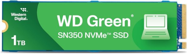 דיסק פנימי Western Digital 1TB WD Green SN350 NVMe Gen3