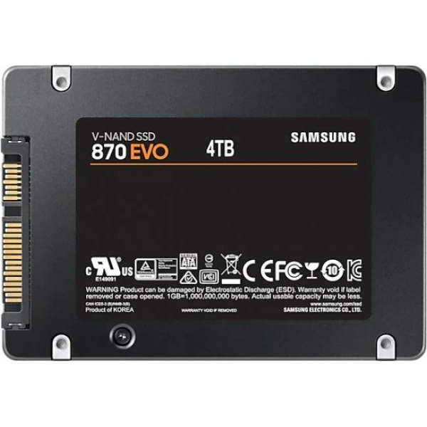 דיסק פנימי SAMSUNG EVO 870 4TB SSD SATA III 2.5 inch
